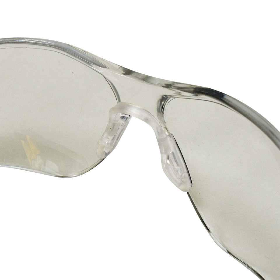 Radians TEC1-90 Tecona Safety Glasses | Clear Frame | Indoor/Outdoor Lens | Box of 12