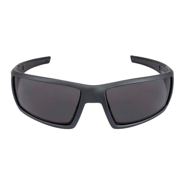 Crossfire 41291 Cumulus Premium Safety Glasses | Aluminum Gray Frame | Smoke Lens | Box of 12