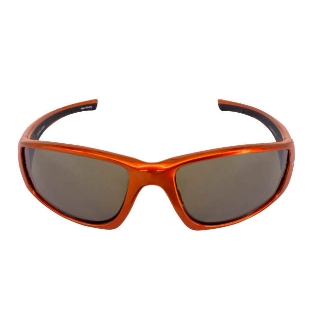 Crossfire 23125 RPG Premium Safety Glasses | Burnt Orange Frame | HD Demi Copper Mirror Lens | Box of 12