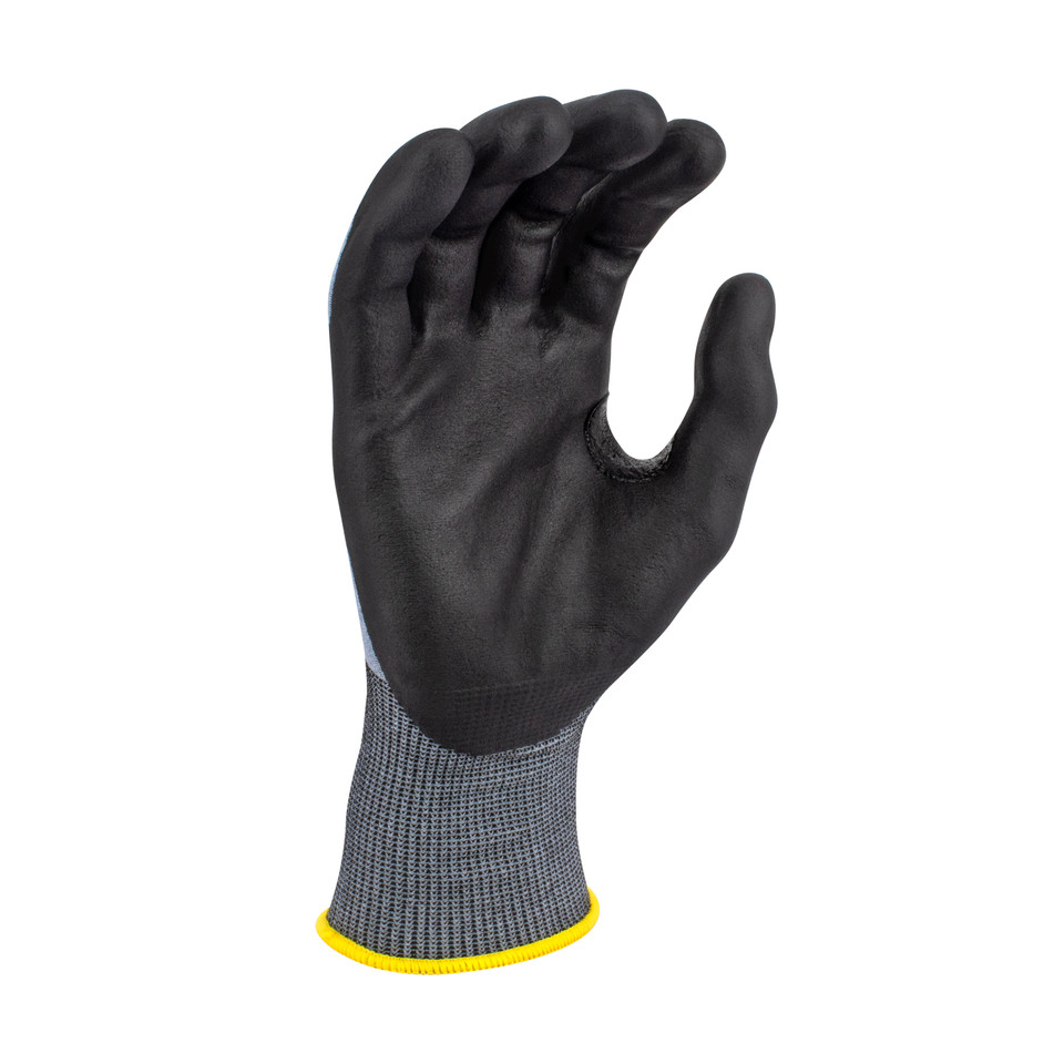 Radians RWG708XS TEKTYE A4 Cut Protective Work Gloves | Reinforced Thumb | Gray | X-Small Size | Box of 12 Pairs
