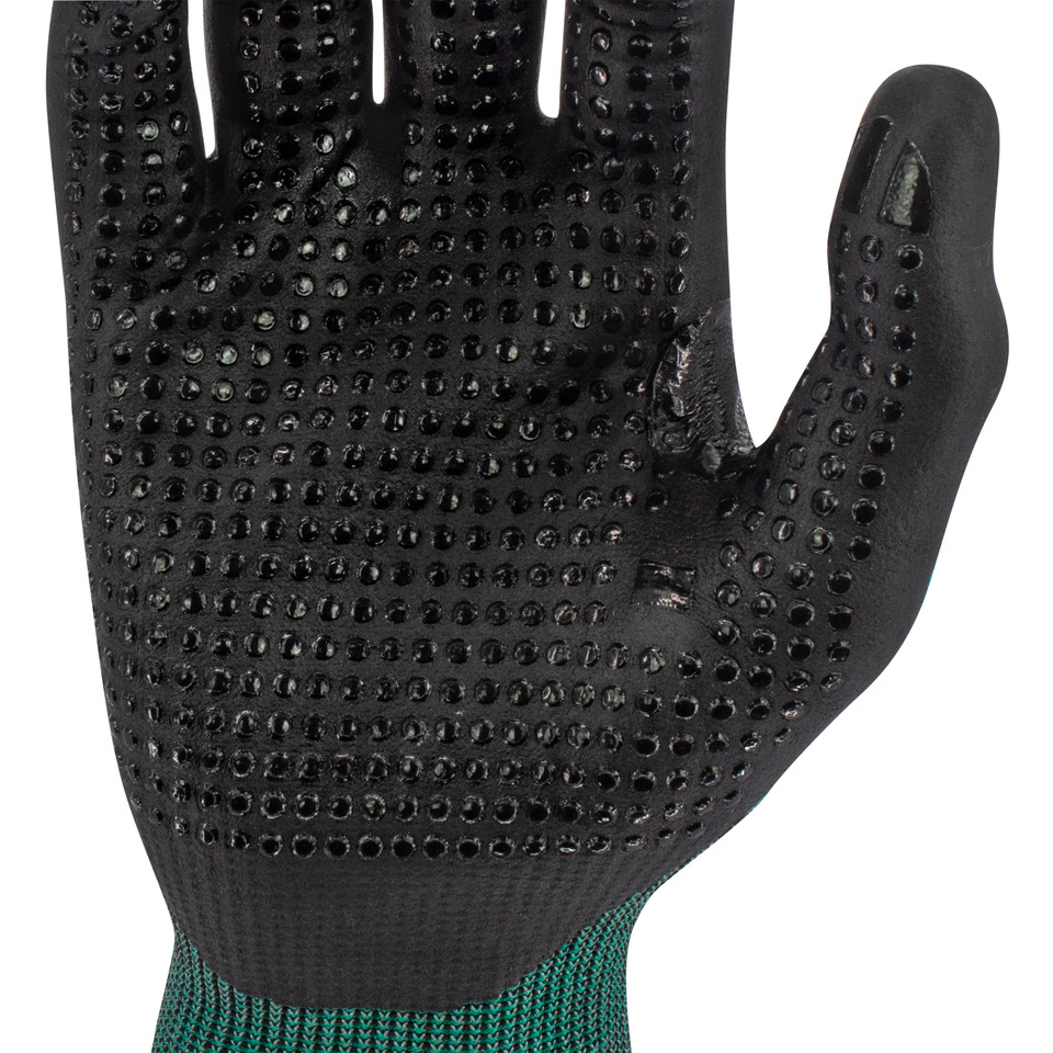 Radians RWG738XL TEKTYE A4 Cut Protective Work Gloves | Reinforced Thumb | Green | X-Large Size | Box of 12 Pairs