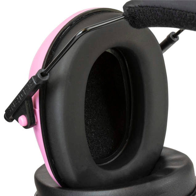 Radians LS0800CS Lowset 21 Earmuffs | Adjustable Headband | Padded Earcups | Pink | Each