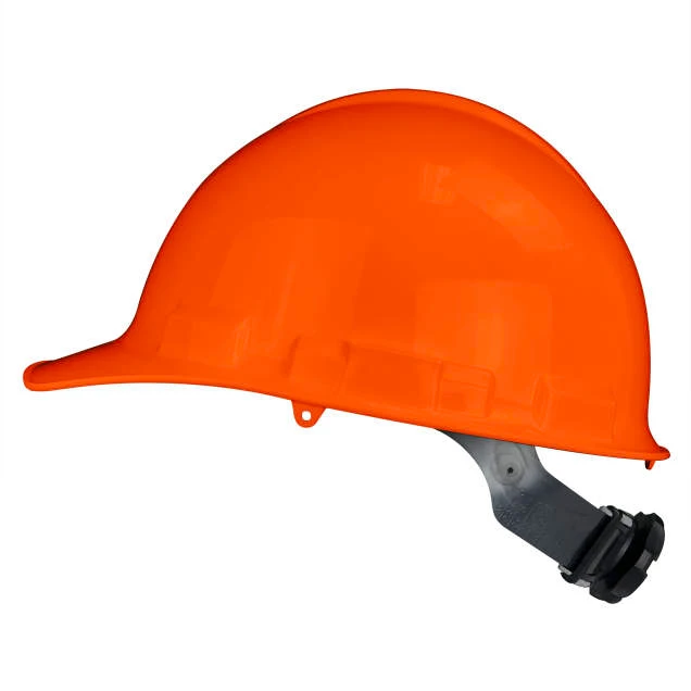 Radians GHR4-ORANGE-HV Granite Cap Style Hard Hat | 4 Point Crown Strap Ratchet Suspension | Pillowed Brow Pad | Hi-Vis Orange | Each
