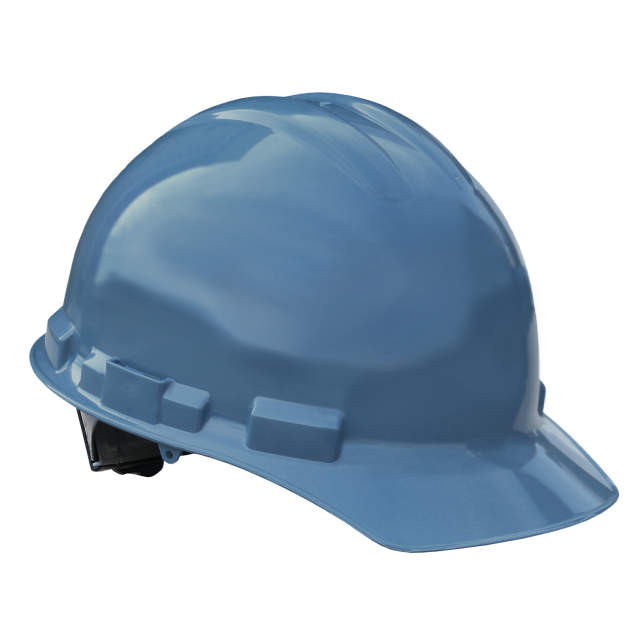 Radians GHR6-BLUE Granite Cap Style Hard Hat | 6 Point Crown Strap Ratchet Suspension | Pillowed Brow Pad | Blue | Each