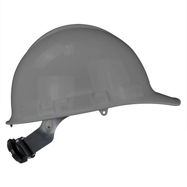 Radians GHR6-DARK GRAY Granite Cap Style Hard Hat | 6 Point Crown Strap Ratchet Suspension | Pillowed Brow Pad | Dark Gray | Each