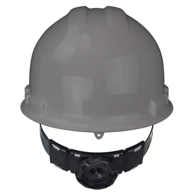 Radians GHR6-DARK GRAY Granite Cap Style Hard Hat | 6 Point Crown Strap Ratchet Suspension | Pillowed Brow Pad | Dark Gray | Each
