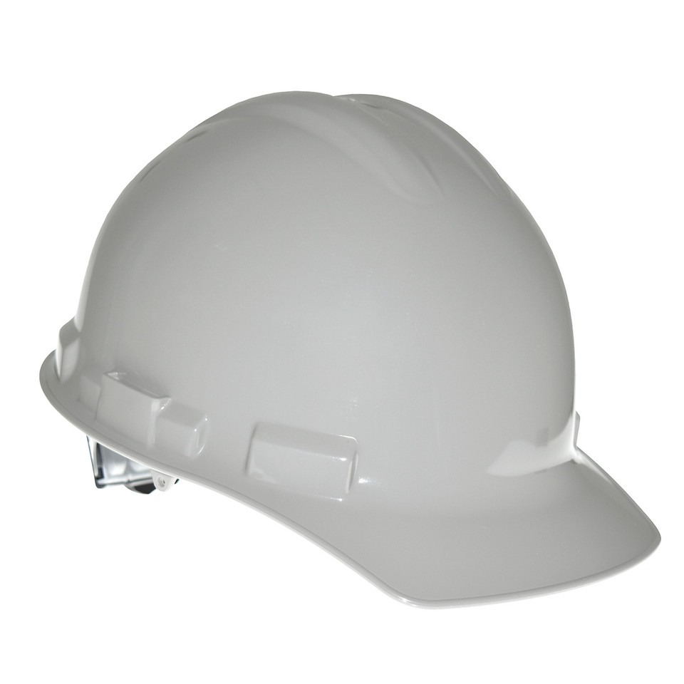 Radians GHR6-GRAY Granite Cap Style Hard Hat | 6 Point Crown Strap Ratchet Suspension | Pillowed Brow Pad | Gray | Each