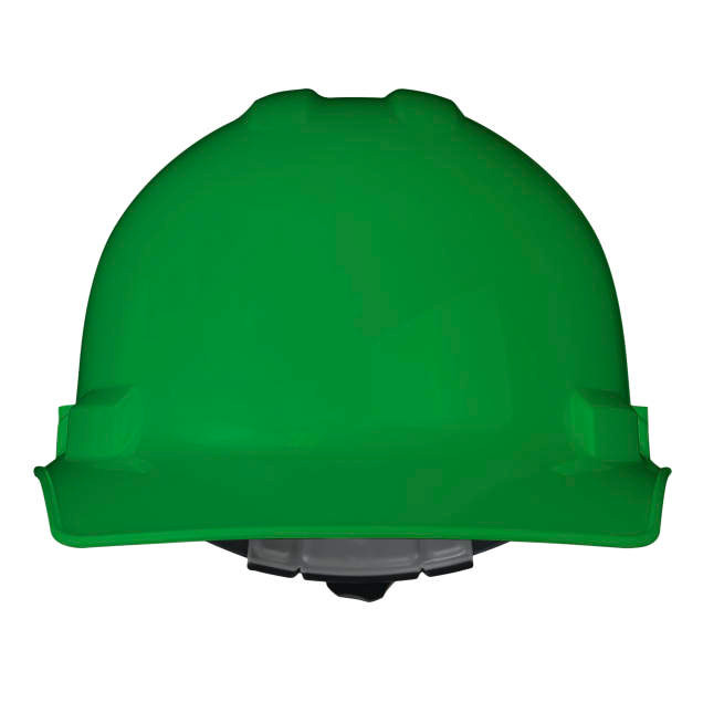 Radians GHR6-GREEN Granite Cap Style Hard Hat | 6 Point Crown Strap Ratchet Suspension | Pillowed Brow Pad | Green | Each