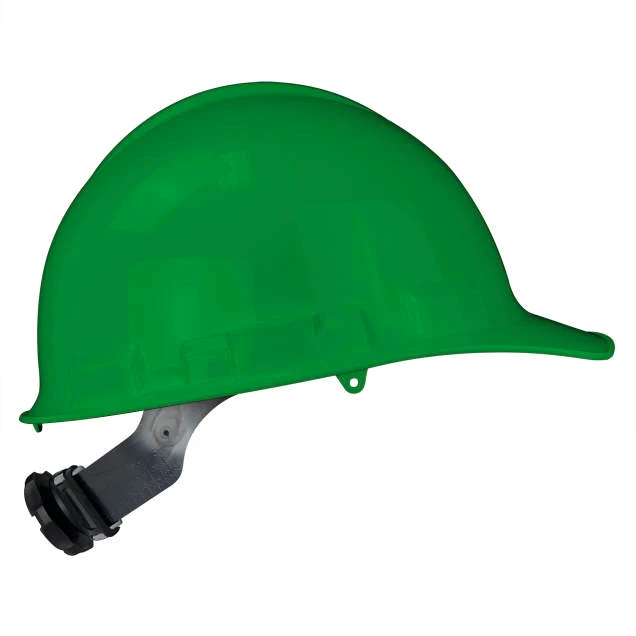 Radians GHR6-GREEN Granite Cap Style Hard Hat | 6 Point Crown Strap Ratchet Suspension | Pillowed Brow Pad | Green | Each