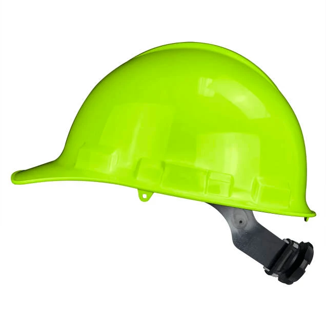 Radians GHR6-GREEN-HV Granite Cap Style Hard Hat | 6 Point Crown Strap Ratchet Suspension | Pillowed Brow Pad | Hi-Vis Green | Each