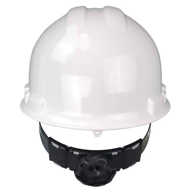 Radians GHR6-WHITE Granite Cap Style Hard Hat | 6 Point Crown Strap Ratchet Suspension | Pillowed Brow Pad | White | Each