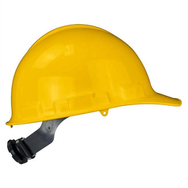 Radians GHR6-YELLOW Granite Cap Style Hard Hat | 6 Point Crown Strap Ratchet Suspension | Pillowed Brow Pad | Yellow | Each