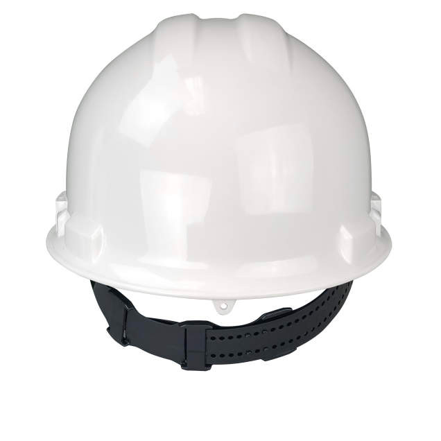Radians GHP4-WHITE Granite Cap Style Hard Hat | 4 Point Crown Strap Pinlock Suspension | Pillowed Brow Pad | White | Each
