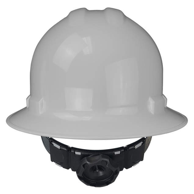 Radians QHR4-GRAY Quartz Full Brim Hard Hat | 4 Point Crown Strap Ratchet Suspension | Pillowed Brow Pad | Gray | Case of 10 Units