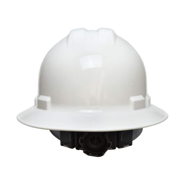 Radians QHR4V-WHITE Quartz Full Brim Hard Hat | 4 Point Crown Strap Ratchet Suspension | Pillowed Brow Pad | White | Case of 20 Units