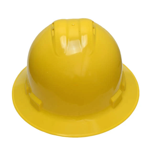 Radians QHR4V-YELLOW Quartz Full Brim Hard Hat | 4 Point Crown Strap Ratchet Suspension | Pillowed Brow Pad | Yellow | Case of 20 Units