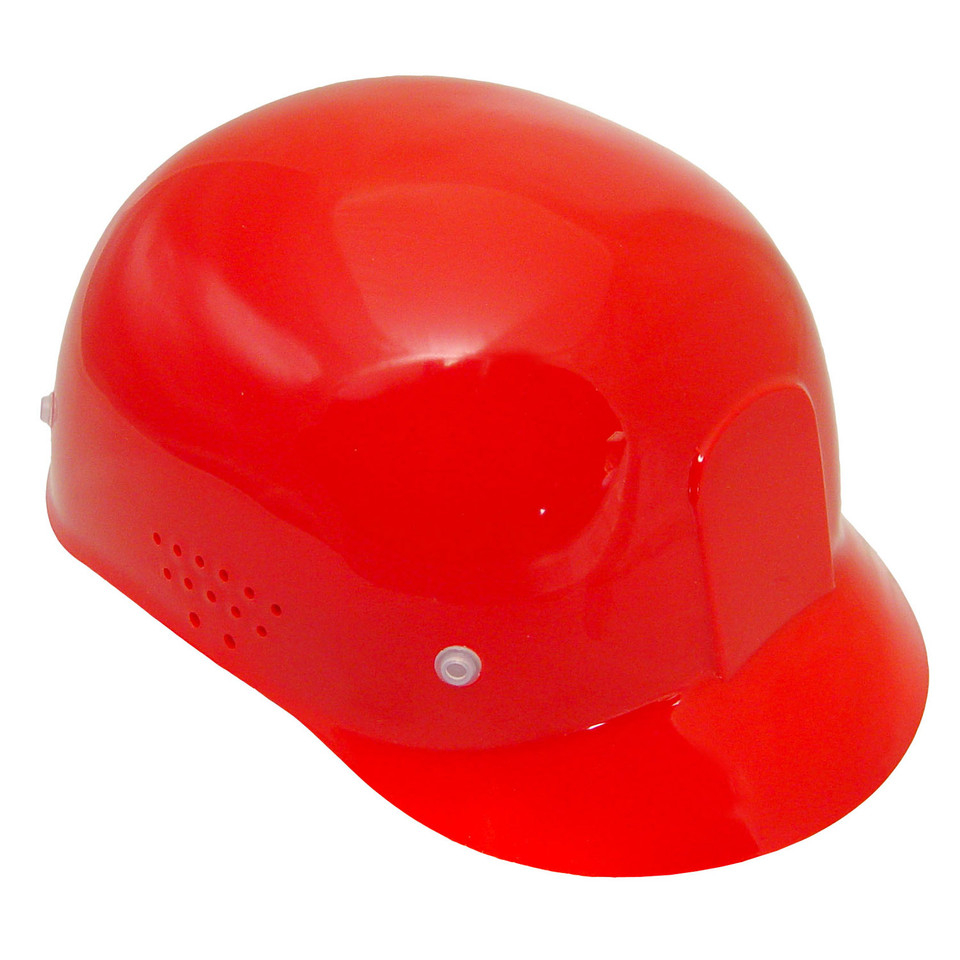 Radians 302-RED Diamond Bump Cap | 4 Point Molded Suspension | Red | Perforated Side