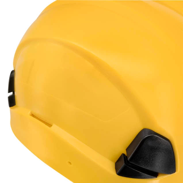 Dewalt DPG22-YELLOW Type II Class E Safety Helmet | 4-Point Ratchet Suspension | Adjustable Chin Strap | Yellow