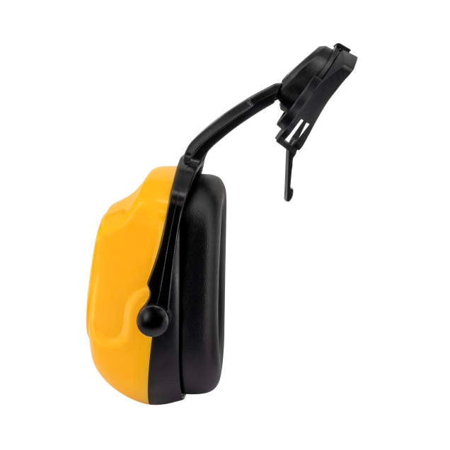 Dewalt DPG660-D Dielectric Cap Mount NRR 25 Earmuffs | 4-Point Suspension | Padded Earcups | Yellow/Black | Case of 20 Units