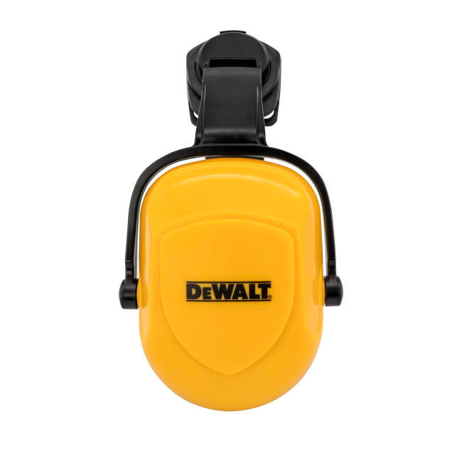 Dewalt DPG660-D Dielectric Cap Mount NRR 25 Earmuffs | 4-Point Suspension | Padded Earcups | Yellow/Black | Case of 20 Units