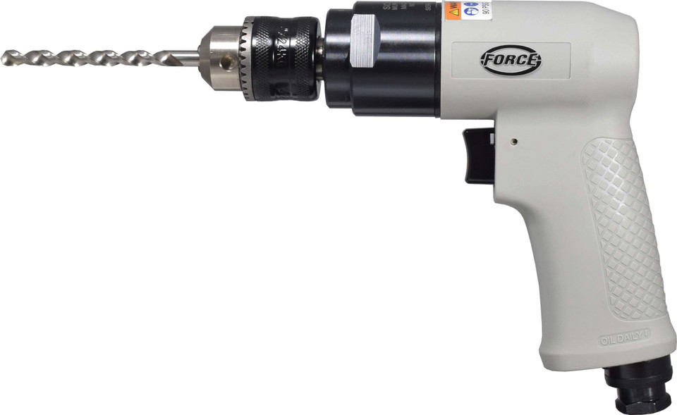 Sioux Tools 5440C Non-Reversible Pistol Grip Drill | 0.5 HP | 3/8" Chuck Capacity | 2600 RPM | Keyed Chuck