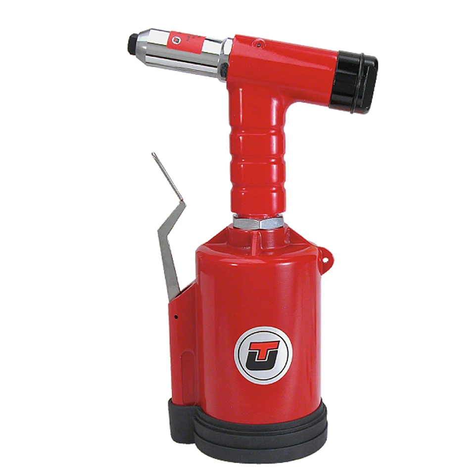 Universal Tool UT8920 Air-Hydraulic Riveter | 3/16" - 1/4" Nose Piece | 3,200 (lb) Traction Force