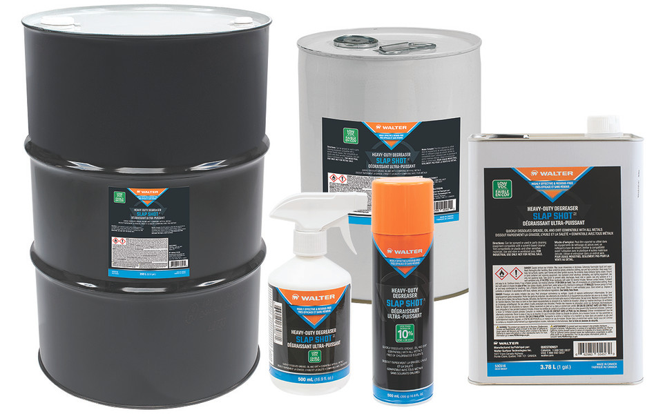 Walter Surface Technologies 53C513 SLAP SHOT LOW VOC Heavy-Duty Cleaner and Degreaser | Liquid | 16.9 Ounce Capacity Volume | Sold by Box of 12