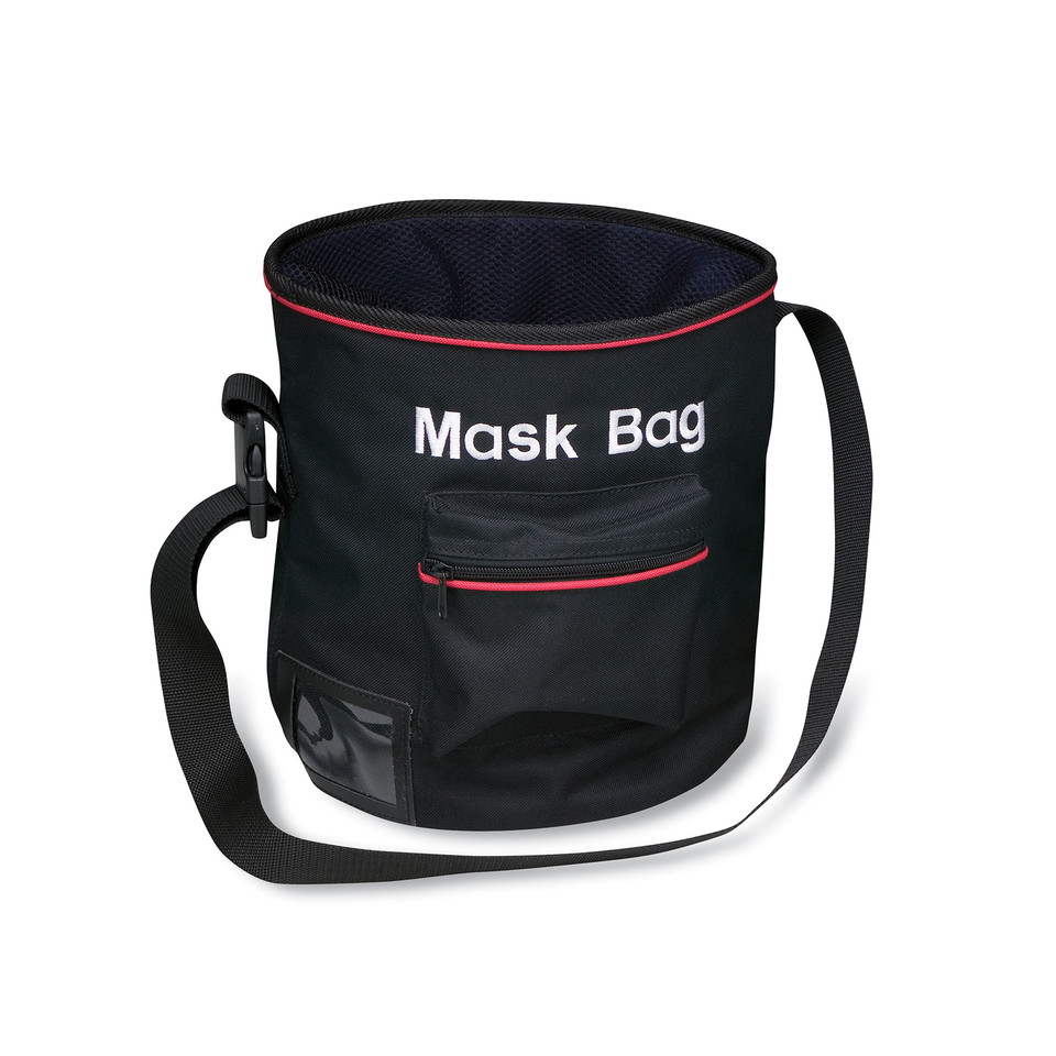 Allegro 2025-01 Deluxe Full Mask Storage Bag | 10" Dia. x 12"H Full Mask Size | Drawstring Closure | Carrying Strap