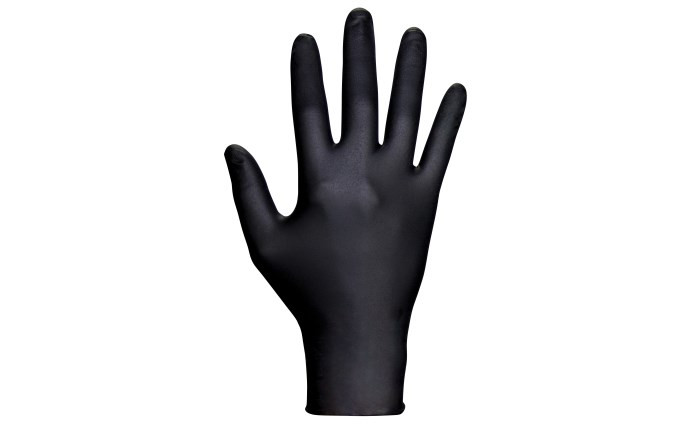 SAS Safety 66517 Raven Powder-Free Exam Grade Nitrile Disposable Gloves | 7 Mil | Medium | Sold by Box of 100