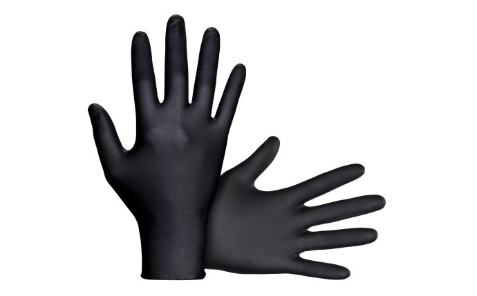 SAS Safety 66518 Raven Powder-Free Exam Grade Nitrile Disposable Gloves | 7 Mil | Large | Sold by Box of 100