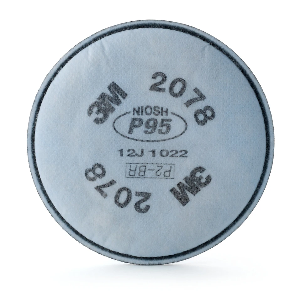 3M 2078 P95 Particulate Filter | Nuisance Level Organic Vapor/Acid Gas Reliefr | Sold by Pack of 2