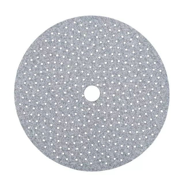 Norton 77696007770 6" Dry Ice Multi-Air Cyclonic A975 Sanding Disc | 80 Grit | Hook and Loop | Ceramic Grain | Sold by Box of 50