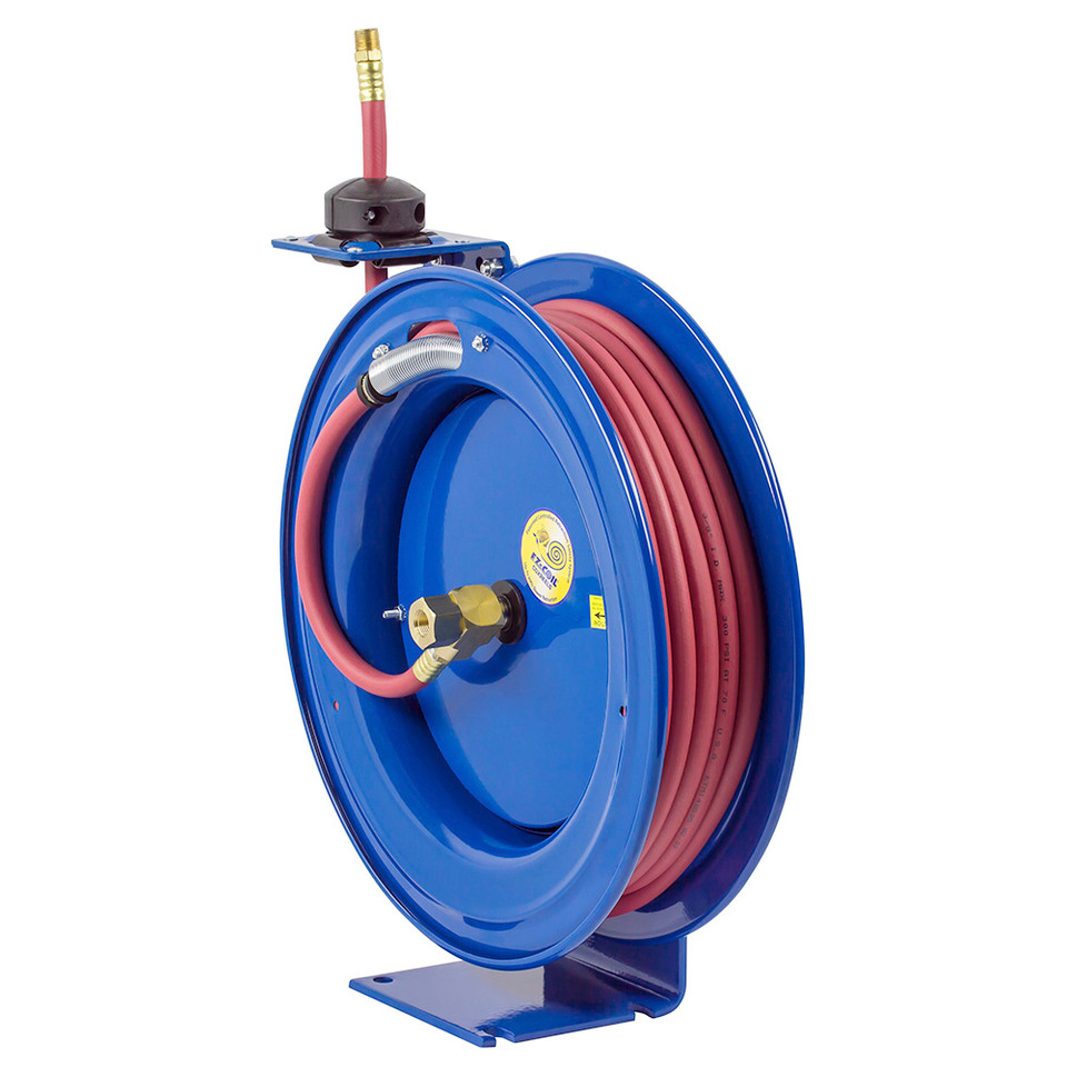 Coxreels EZ-P-LPL-335 EZ Coil Spring Rewind Hose Reel | EZ-P Series | 3/8" Hose Diameter | 35' Hose Length | 300 Max PSI | Less Hose