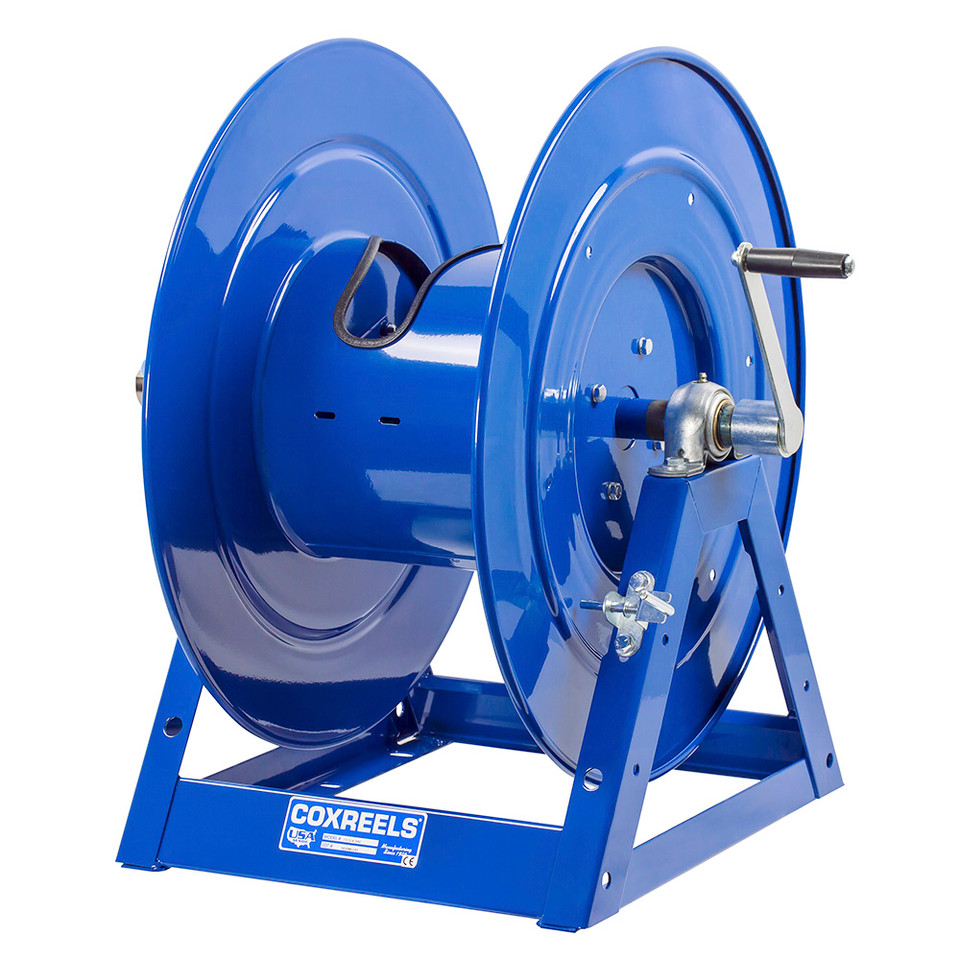 Coxreels 1175-6-135-C Bevel Geared Crank Rewind Hose Reel | 1175 Series | 1" Hose Diameter | 135' Hose Length | 3000 Max PSI | Less Hose