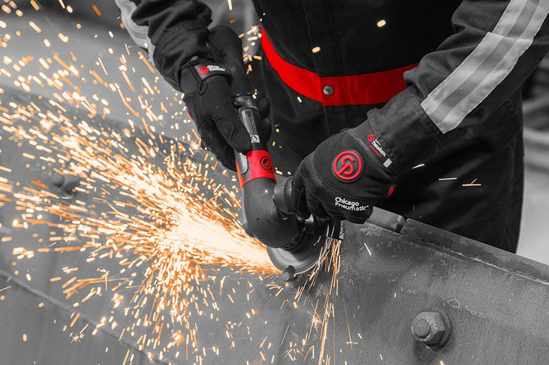Chicago Pneumatic Angle Grinder | CP3650-120AB5V | 12000 RPM | 5" Wheel Size