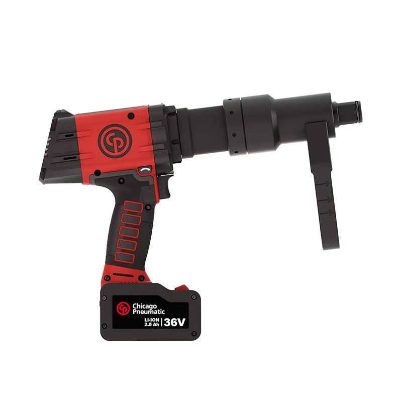 Chicago Pneumatic Battery Torque Wrench | CP8609C-C PACK 36V 2.5AH | 220 - 665 (ft-lbs) Torque Range | 1" Square Drive