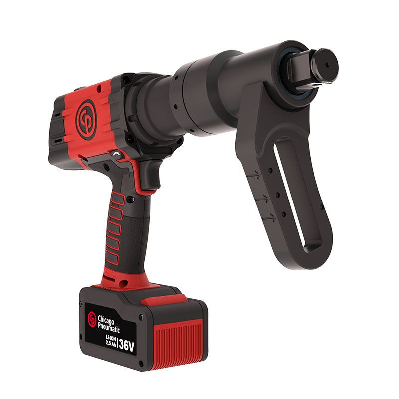 Chicago Pneumatic Battery Torque Wrench | CP8609TC-C PACK 36V 2.5AH | 220 - 665 (ft-lbs) Torque Range | 1" Square Drive
