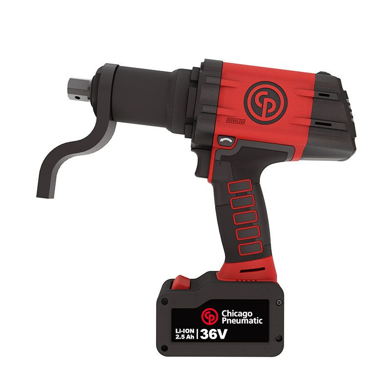 Chicago Pneumatic Battery Torque Wrench | CP8603CQ PACK 36V 2.5AH | 51.6 - 240 (ft-lbs) Torque Range | 3/4" Square Drive