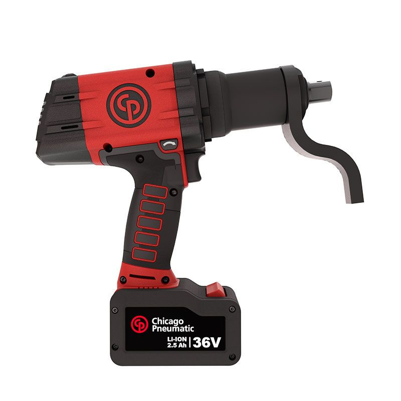 Chicago Pneumatic Battery Torque Wrench | CP8603TC PACK 36V 2.5AH | 51.6 - 240 (ft-lbs) Torque Range | 3/4" Square Drive