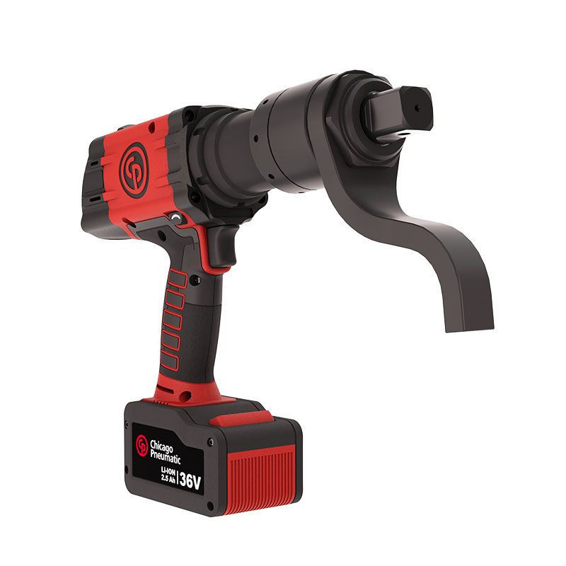 Chicago Pneumatic Battery Torque Wrench | CP8609TC PACK 36V 2.5AH | 185 - 665 (ft-lbs) Torque Range | 1" Square Drive