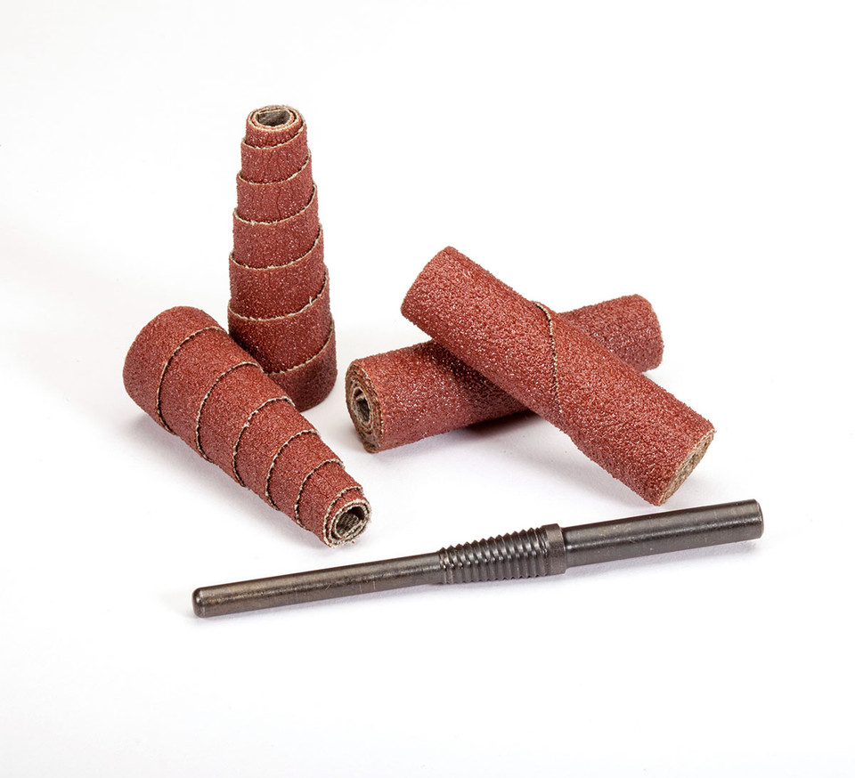 United Abrasives Straight Cartridge Roll | 38119 | 3/4" Diameter | 40 Grit | Sold by Box of 100