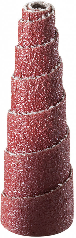 United Abrasives Tapered Cartridge Roll | 38326 | 1/2" Diameter | 60 Grit | Sold by Box of 100
