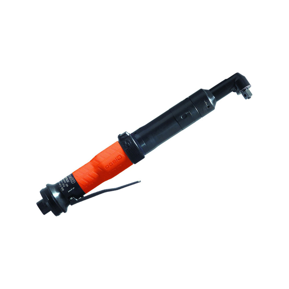 Cleco 24RAA12AM3 Clutch Shut-Off Pneumatic Angle Nutrunner | Collar Reverse | Lever Start | 24 Series | 1,200 RPM | 3/8" Square Drive | 5.0 - 9.0 (ft-lbs) Torque Range