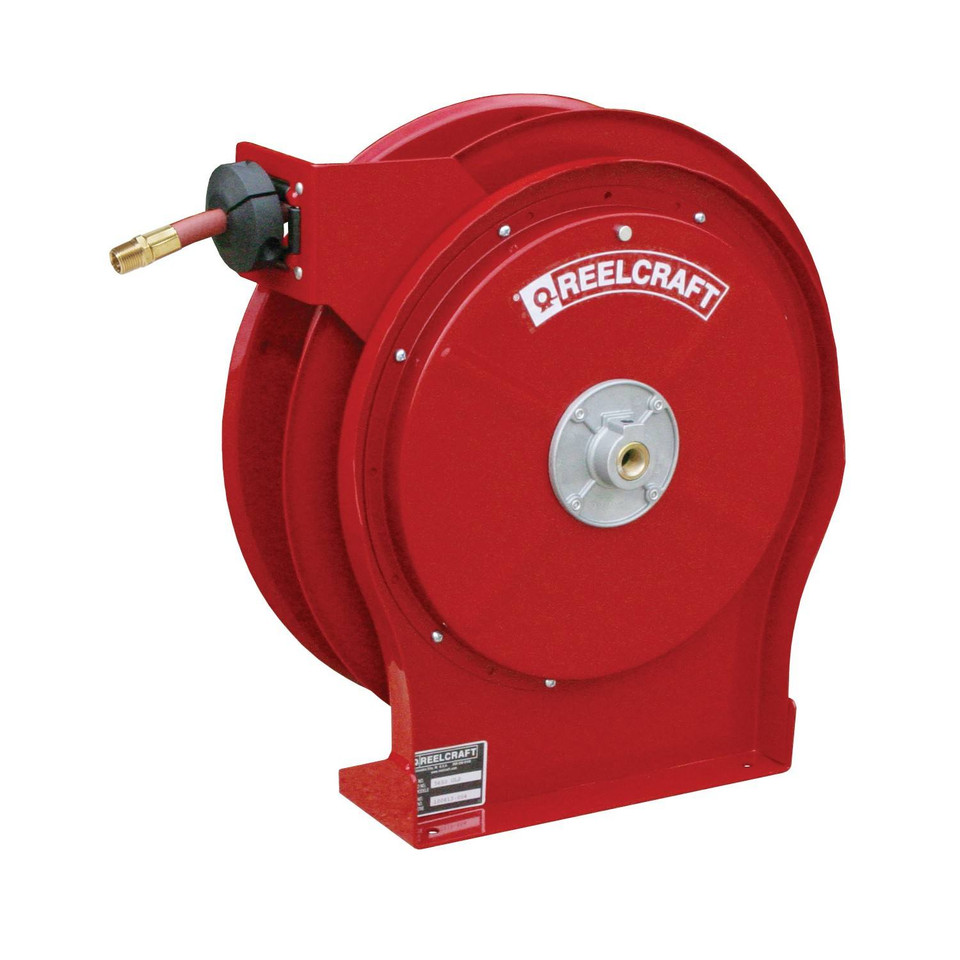 Reelcraft A5850 OLP Premium Duty Spring Retractable Hose Reel | 1/2 in. Hose Diameter | 50 Ft. Hose Length | 300 Max PSI