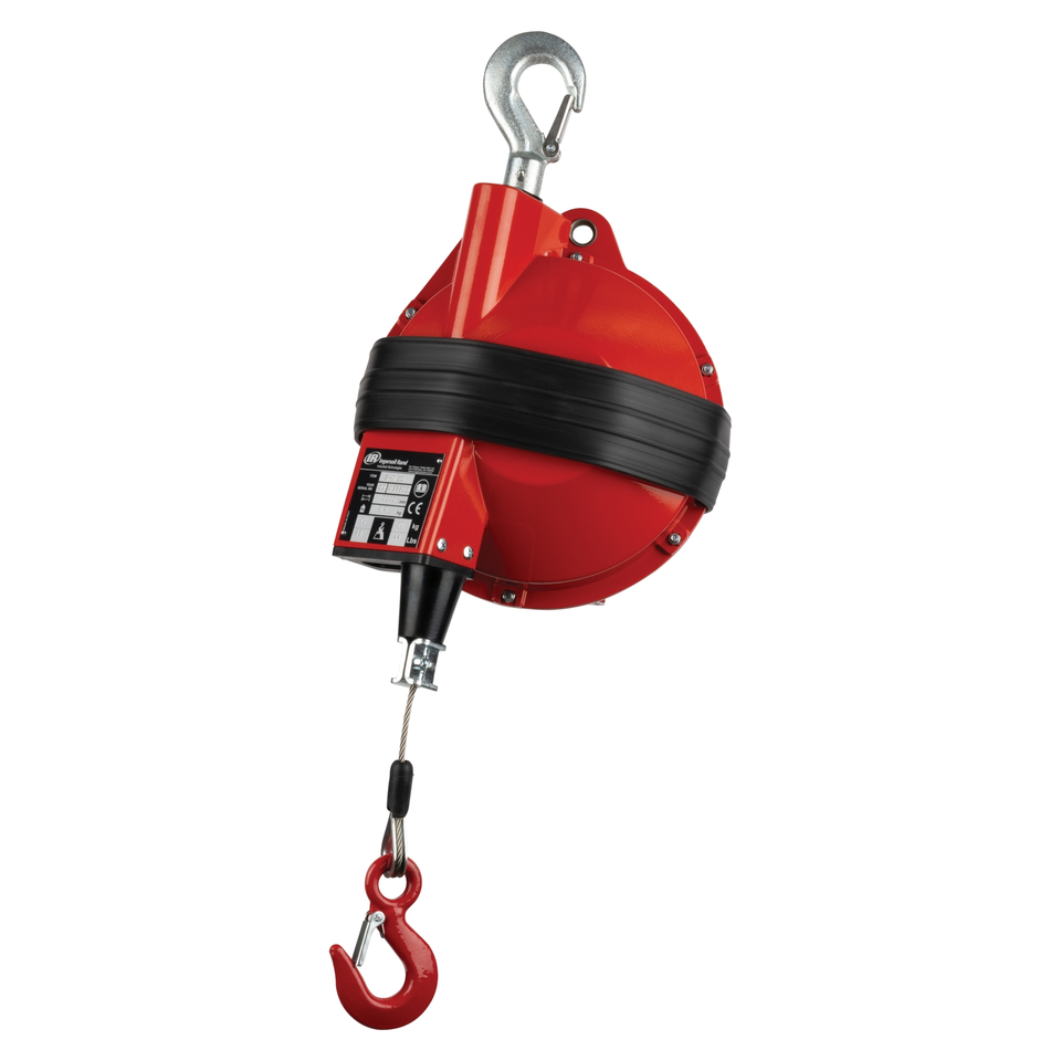 Ingersoll Rand BIDS-7 Intermediate Duty Spring Balancer with Safety Hook | 6.5' Lift | 8.8-15.4 (lbs.) Load Capacity