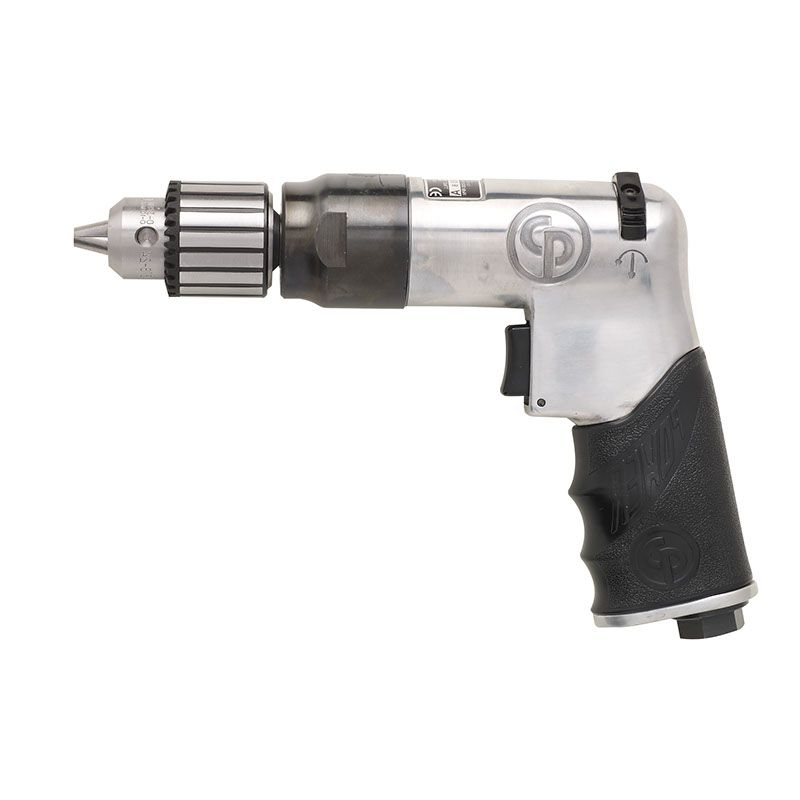 Chicago Pneumatic CP789R-42 3/8" Pneumatic Air Drill | Key Chuck | 0.43 HP | 4,200 RPM | 1.8 (ft-lb) Stall Torque