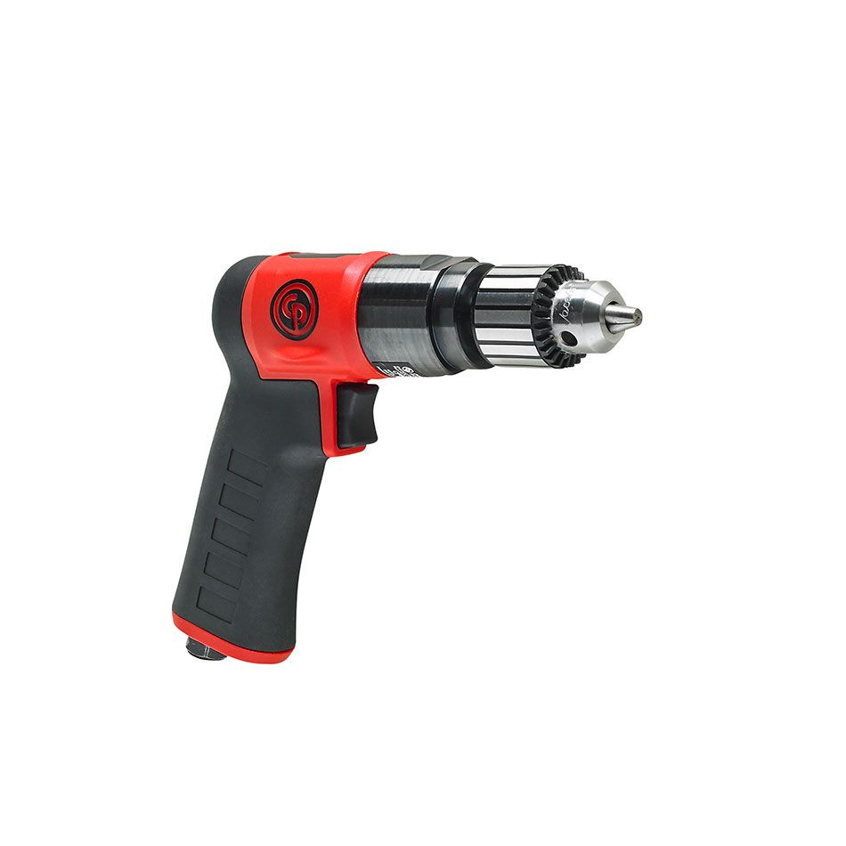 Chicago Pneumatic CP9285C 3/8" Pneumatic Air Drill | Keyed Metal | 0.62 HP | 3,000 RPM | 4.1 (ft-lb) Stall Torque