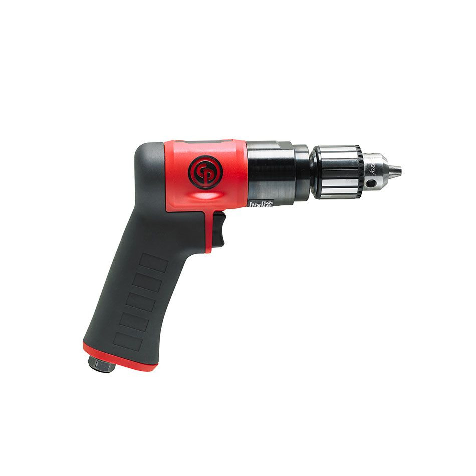 Chicago Pneumatic CP9285C 3/8" Pneumatic Air Drill | Keyed Metal | 0.62 HP | 3,000 RPM | 4.1 (ft-lb) Stall Torque