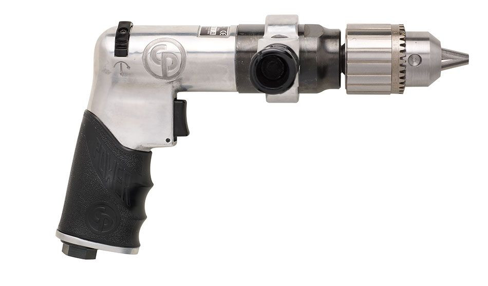 Chicago Pneumatic CP789HR 1/2" Pneumatic Air Drill | Key Chuck | 0.43 HP | 500 RPM | 15.6 (ft-lb) Stall Torque