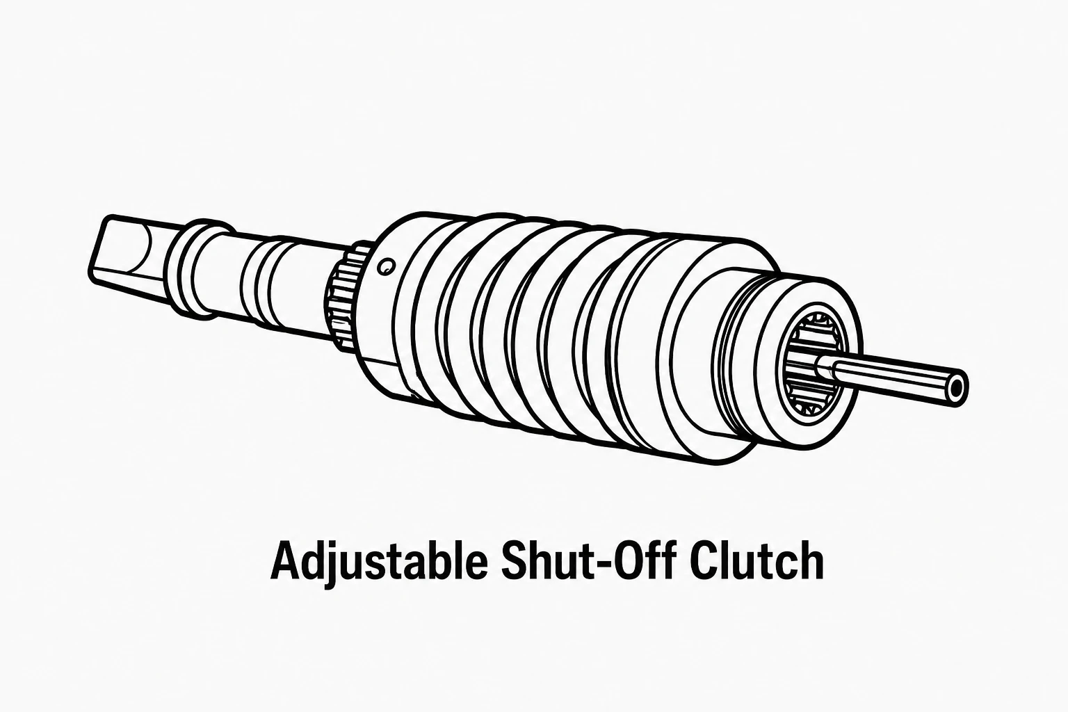 Adjustable shut-off clutch